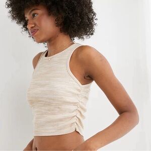 Aerie Rouchy Ribbed Tank Top